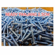 Vcju- Tapping Screw Concrete Screw M6 Length 3Cm