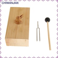 [chiwanji4x] 440Hz Frequency Tuning Fork with Resonator Box for Acoustic Experiment