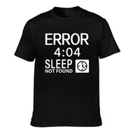 Fashion Creative Computer Not Found 404 Error Hot Sale Men Pure Cotton T-Shirt