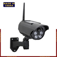 HIk Solar Powered Dummy Camera Outdoor Anti Theft Waterproof Surveillances Equipment
