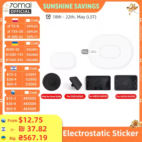 70mai Mount & Sticker Tool Pack for 70mai Dash Cam T800/X800/A810/A510/A800S/A500S/1S/M300/M200 Car 
