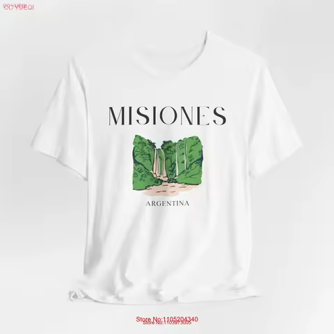 Argentina T Shirt Misiones GifT Iguazu Falls City for Travelers vintage Washed fashion streetwear Un