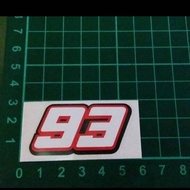Sticker cutting 93 marq marquez
