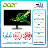ACER EK221QH 21.5' / Full HD 1920X1080 / 1MS / 100HZ / VGA /HD MI / VA 3 Years Warranty