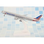 19CM American BOEING 777-300ER Passenger Airplane Diecast Aircraft Plane Model