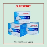 SURGIPRO Surgical Disposable Face Mask 3ply TIE-ON TYPE 50 pcs/box