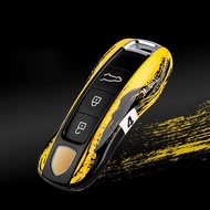 Multiple Painting For Porsche Cayenne 718 MACAN Panamera 911 Macan Boxster Cayman Remote Car Key Cas