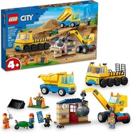 LEGO City Construction Trucks and Construction Ball Crane