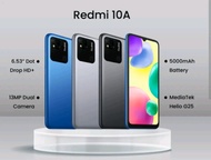 REDMI 10A RAM 4\64 NOMINUS MASIH MULUS FULLSHET SECOND RASA BARU GARANSI RESMI INDONESIA