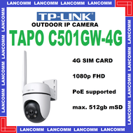 TP-LINK Tapo C501GW-4G Outdoor Pan/Tilt 4G LTE Camera C501GW Nano sim card