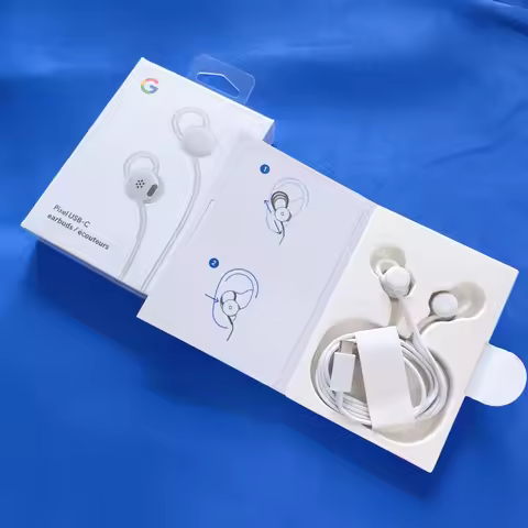 For Google Earphones USB Type C Wired In Ear Music Sport Earbud Headset with Mic For Google Pixel 10