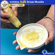 Porcelain Grater Plate for Garlic Onion Cheese Multipurpose Ceramic Ginger Grater Feeding Tool