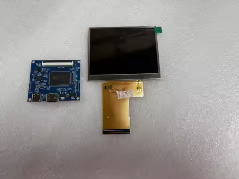 For 3.5 inch HD TFT IPS 54pin 640x480 LCD Screen with type-C HDMI Controller Board pcb800850 raspber