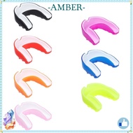 AMBER Teeth Protection Football Adult Kids  Boxing Gum Shield