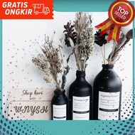 Black vase, nordic Flower vase, scandinavian vase, rustic vase, teracota vase, Glass vase, aesthetic