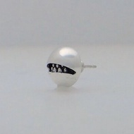 anti smile ball_S Pierce type:B (s_m-O.40)銀 耳釘 穿孔耳环 sterling silver stud earring