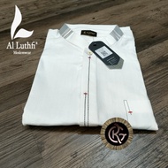Baju Koko Al Luthfi Putih Lengan Panjang Syar i Premium
