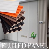 ⭐SG GREATHELP⭐Fluted Panel Wall Panel Wooden Panel PVC Panel Indoor Interior Wall Revamp Wall Repair