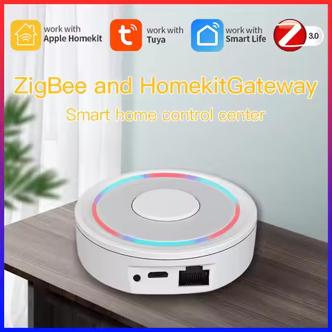 HomeKit ZigBee Gateway Hub Wireless / Wired Bridge Hub Works with iPhone Alexa Google Home Support S