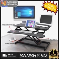 SANSHY Ergonomic Standing Desk Converter Lifting Laptop Table Computer Table