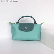 YUKI Global Store Longchamp Le funge cuir Women's nylon clutch handbag dumpling tote bag Long champ bags