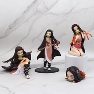 Demon Slayer Action Figure Sexy Kneeling Kamado Nezuko Car Ornament