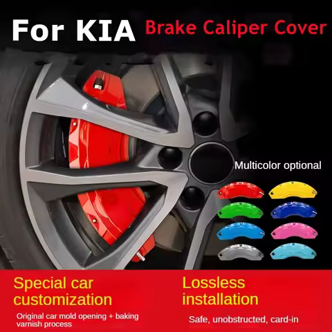 For KIA Car Brake Caliper Cover Aluminum Front Rear Fit SHUMA Kee GT GT4 Stinger Forte Sprtage K5 K4