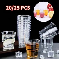 Glass Shot Aviation Crystal Hard Plastic Cup Reusable Drinking Cup Drinks Cup Tea Coffee Cup