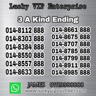 VIP Number, VIP Mobile Phone Number, Silver Number Series 3 A Kind, Prepaid Number 888, Digi, Celcom, Hotlink, XOX,