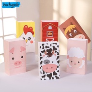 1/2/3 Party Decor With Carton Farmland Animal Gift Bag Wide Usage Party Supplies Farm Gift Bags Cute
