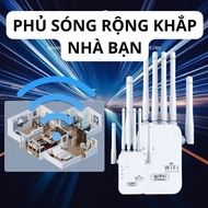 1800mbps Wifi Signal Booster 6 Antennas High Speed 1800mbps Wall Transmitter Long Distance Connectio