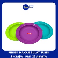TURKISH ROUND DINNER PLATE 23CM(W) PMT 23 ASVITA
