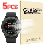 5pcs-1Pack For Garmin Fenix 6 6S 6X Pro Sapphire Smartwatch Accessories Tempered Glass Film HD Screen Protectors For Fenix 6 6S 6X