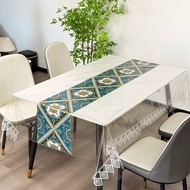 Loyal Bosque Transparent PVC Waterproof Tablecloth 140x180cm / 140x250cm / 140x220cm Dining Table Ma