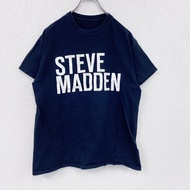 黑色Steve Madden印花短袖T卹（古著）