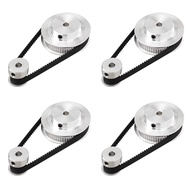 Synchronous Wheel Model Mechanical Timing Belt 20&amp60 Teeth 5mm Bore Aluminum Timing Pulley