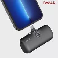 iWALK Pro 閃充數顯直插式4800mAh行動電源Type-C頭 雅黑