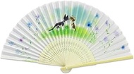 Naitou Design Fan - Closed Length 8.3 inches (21 cm), Maximum Open Width 14.2 inches (36 cm)