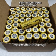 SupFire Lithium batteries（21700）4000 mAh. 神火鋰電池 Rechargeable. 2pcs for $100