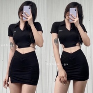 BEAUTIFUL ROLLED WAIST CROPTOP H90