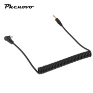 [Phenovo] Mini (3.5mm) to Male PC Screw-Lock Sync Cord for  580EXII 7D 5DII 50D 40D /   Camera