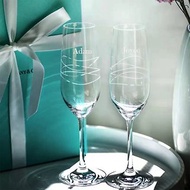 【訂製】情人節禮物 紀念日 週年禮品 日本限定 Tiffany 酒杯