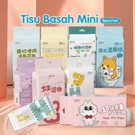 Tissue Basah Mini / Tissue Basah Traveling/ Tissue Basah Karakter