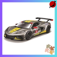 Bburago 124 Chevrolet Corvette C8R #3 2020 Race Gray / Mini Car Diecast Car Complete Product 18-2802