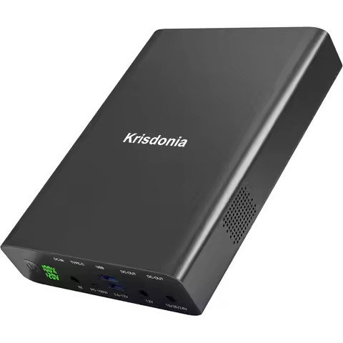 100W USB-C PD 64000mAh Power Bank with 3.0, DC 12-24V, QC 3.0 for Laptops, Tablets, and More