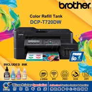 Brother DCP-T720DW A4 Color Refill Ink Tank Printer - Wifi /Print /Scan /Copy/AirPrint/LCD Screen/AD