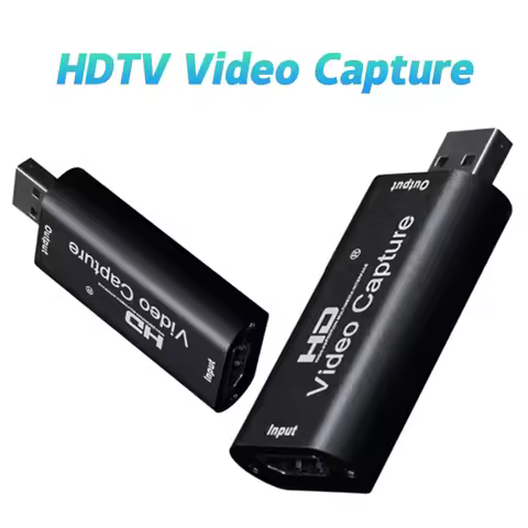 USB 2.0 Video Capture Card 1080P USB 2.0 HDMI-compatible USB To HDMI-compatible Portable Design For 