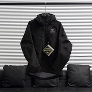 ARCTERYX 始祖鳥Alpha SV6代連帽沖鋒衣 配色：黑色  size：S-XXL