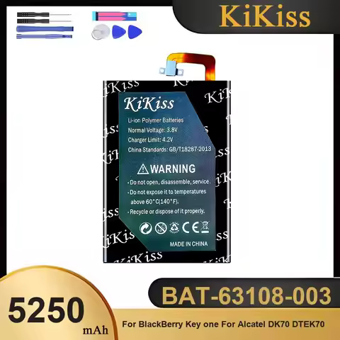 BAT-63108-003 Mobile Phone Battery For BlackBerry Key one For Alcatel DK70 DTEK70 High Quanlity Batt