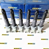 6 Ignition coil plug pack fit Porsche Boxster 2.7L 2.9L 3.4L Cayman H6 911 09-16 9A160210401, 9A1602